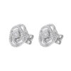 TOMEI Noeud Earrings, White Gold 750 (E1895)