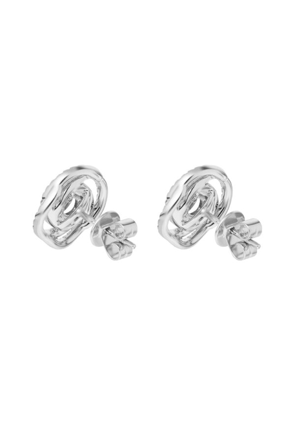 TOMEI Noeud Earrings, White Gold 750 (E1895)