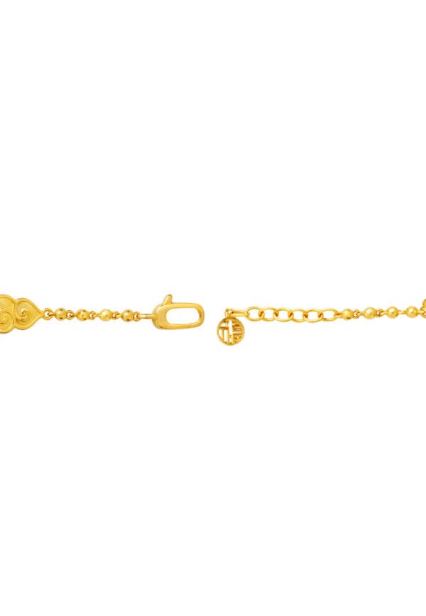 TOMEI Five Blessings Treasure Bracelet, Yellow Gold 916