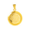 TOMEI Flower Of Life Gift Pendant, Plated Yellow Gold