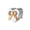 Swathed in Ribband with Love Charm | Tomei White Gold 585