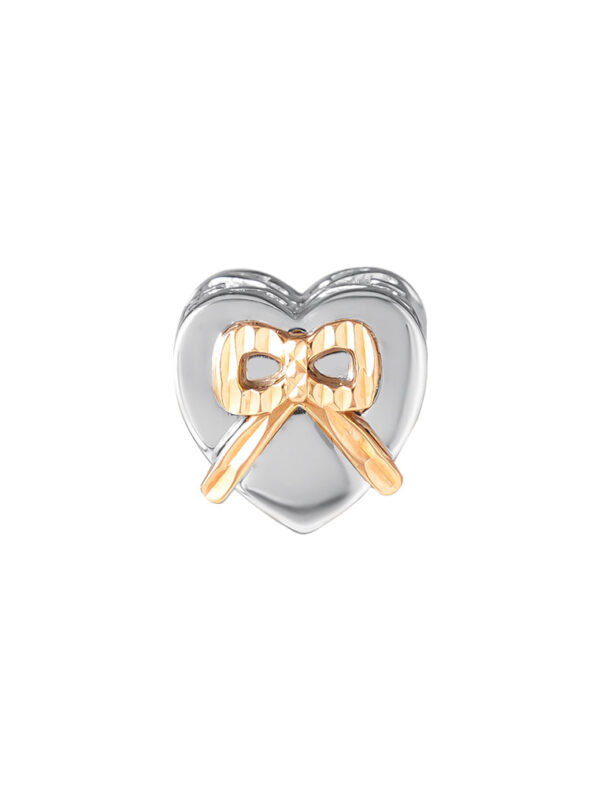 Swathed in Ribband with Love Charm | Tomei White Gold 585