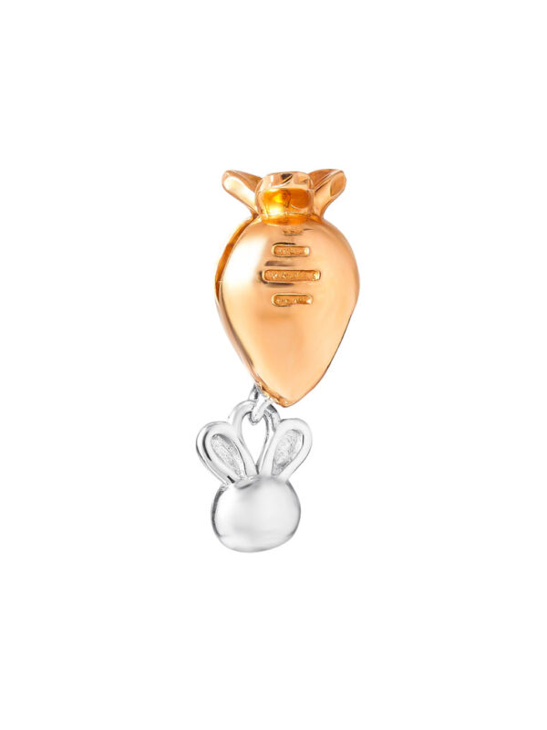 TOMEI Carrot of Today Charm | White Gold 585 (14K) (P5789)