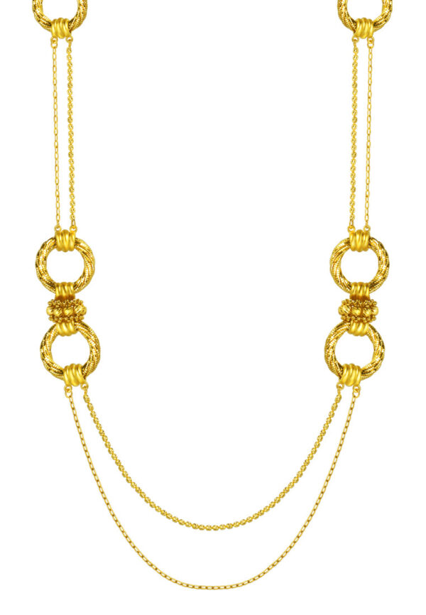 TOMEI Lusso Italia Long Necklace, Yellow Gold 916