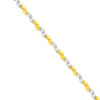 TOMEI Diamond Cut Collection Pizzazz Bracelet, Yellow Gold 916