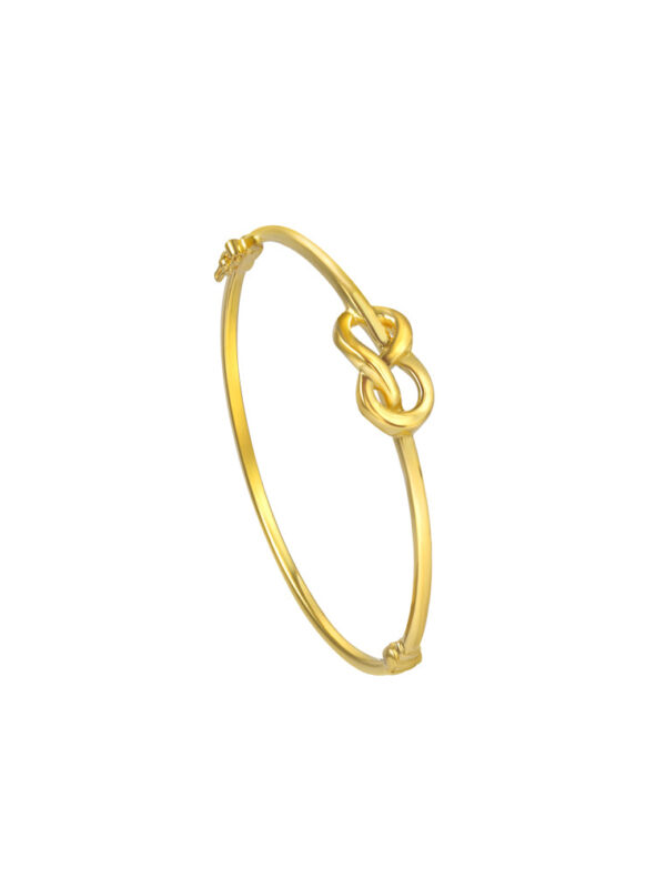 TOMEI Infinity Bangle, Yellow Gold 916