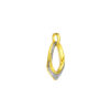 TOMEI Diamond Cut Collection Pendant, Yellow Gold 916