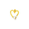 TOMEI Lusso Italia Love On Love Pendant, Yellow Gold 916