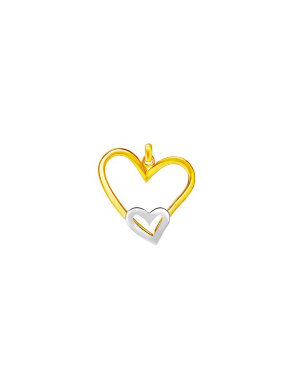 TOMEI Lusso Italia Love On Love Pendant, Yellow Gold 916