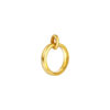 TOMEI Lusso Italia Circle Pendant, Yellow Gold 916