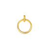 TOMEI Lusso Italia Circle Pendant, Yellow Gold 916