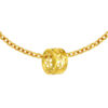 TOMEI Flower-Pattern Charm, Yellow Gold 916