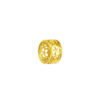 TOMEI Flower-Pattern Charm, Yellow Gold 916