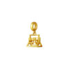 TOMEI Chomel Collection Swing Chair Charm, Yellow Gold 916