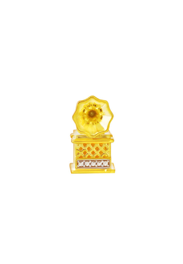 TOMEI Chomel Collection Gramophone Charm, Yellow Gold 916
