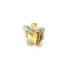 TOMEI Dual-Tone Butterfly Pendant, Yellow Gold 916