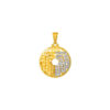 TOMEI Diamond Cut Collection Ping-An-Kou Pendant, Yellow Gold 916
