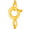 TOMEI Frontispiece of Arrayal with Hearts Bracelet, Yellow Gold 916