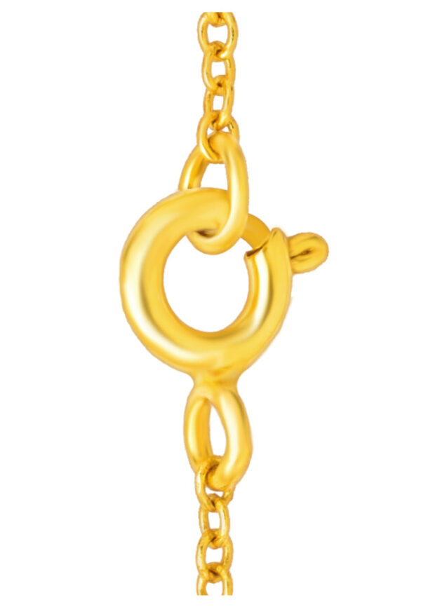 TOMEI Frontispiece of Arrayal with Hearts Bracelet, Yellow Gold 916