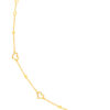 TOMEI Frontispiece of Arrayal with Hearts Bracelet, Yellow Gold 916