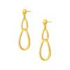TOMEI C Loop Earrings, Yellow Gold 999 (5D)