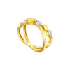 TOMEI Diamond Cut Collection Ring, Yellow Gold 916