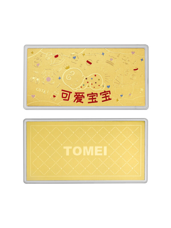 TOMEI Cutie Baby Gold Wafer 0.5G, Yellow Gold 9999