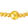 TOMEI Gold Bead Elastic Bracelet, Yellow Gold 999