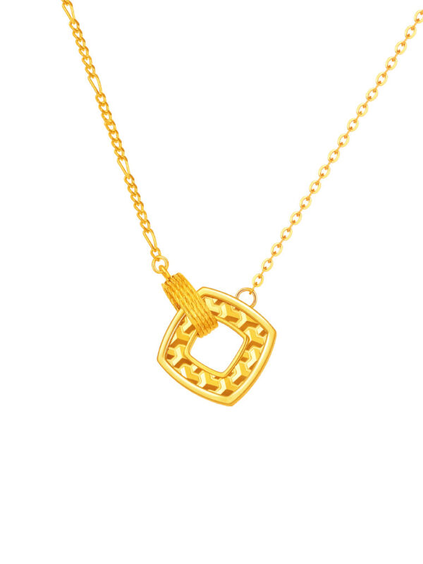 TOMEI Chasing Light Necklace, Yellow Gold 999 (5G)