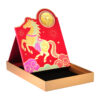 TOMEI 2026 Red Packet Ma Dao Cheng Gong Gold Wafer 0.2G, Yellow Gold 9999