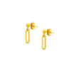 TOMEI Lusso Italia Earrings, Yellow Gold 916