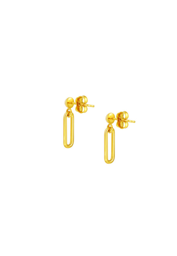 TOMEI Lusso Italia Earrings, Yellow Gold 916