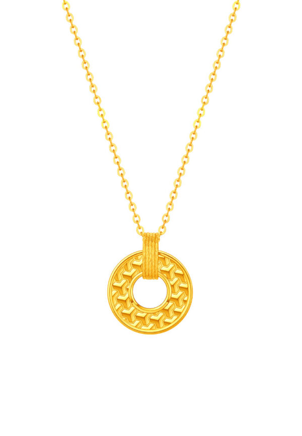TOMEI Chasing Light Necklace, Yellow Gold 999 (5G)