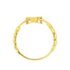 TOMEI Lusso Italia Sweet Clover Ring, Yellow Gold 916