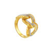 TOMEI Diamond Cut, The Klasik Series Ring, Yellow Gold 916