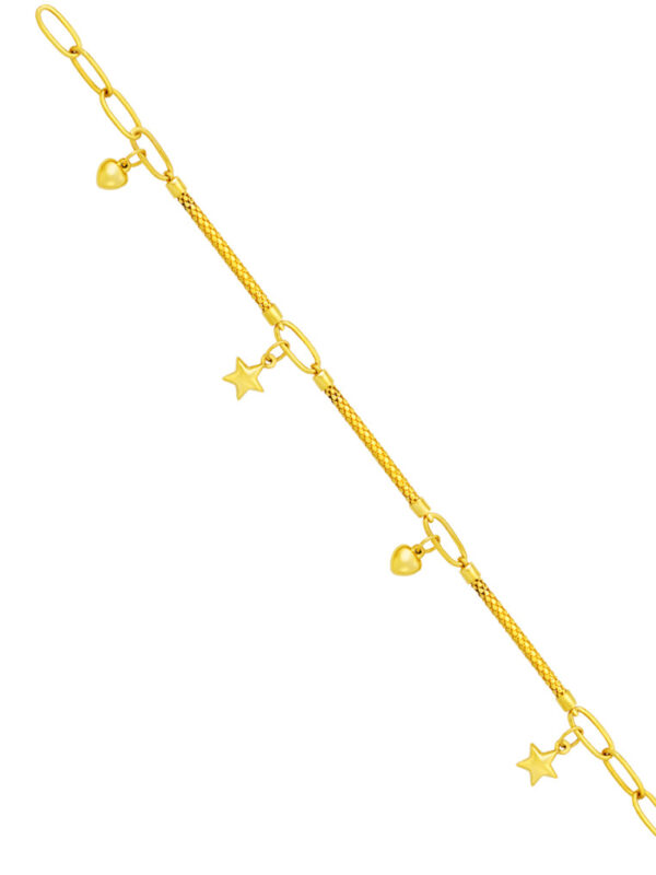 TOMEI Lusso Italia Star Bracelet, Yellow Gold 916