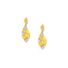 TOMEI Diamond Cut Collection Earrings, Yellow Gold 916