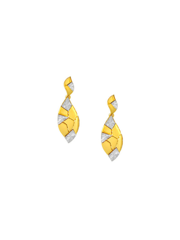 TOMEI Diamond Cut Collection Earrings, Yellow Gold 916