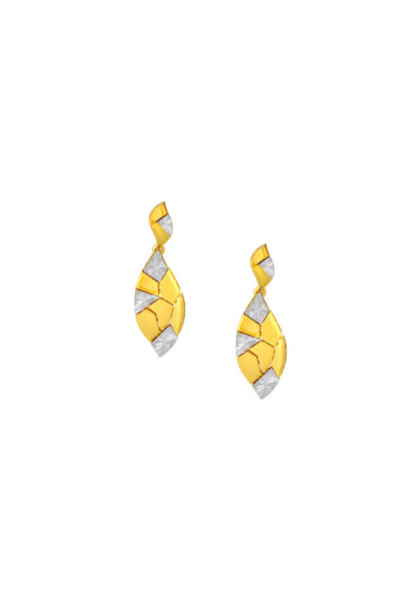 TOMEI Diamond Cut Collection Earrings, Yellow Gold 916