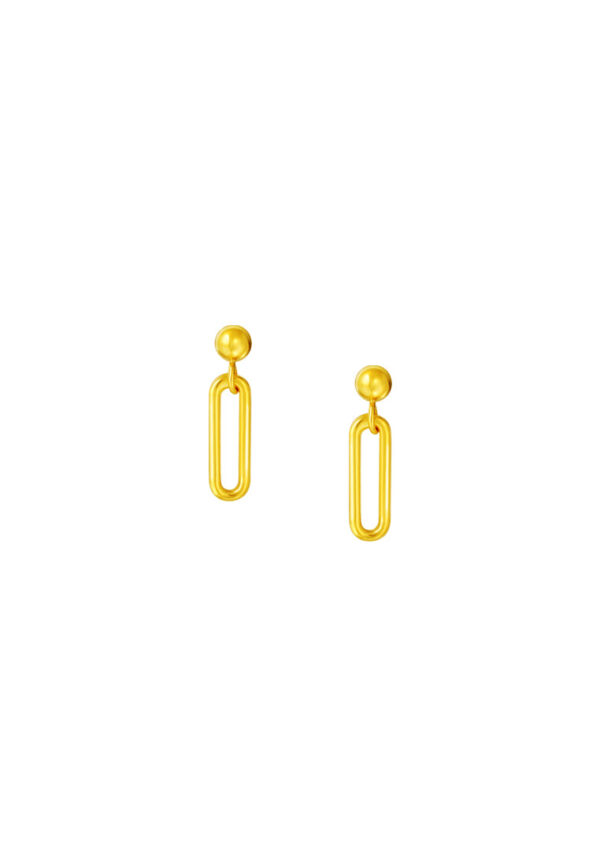 TOMEI Lusso Italia Earrings, Yellow Gold 916