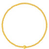 TOMEI Gold Bead Elastic Bracelet, Yellow Gold 999
