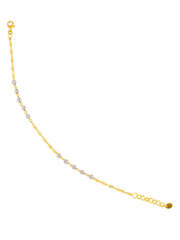 TOMEI Beads Bracelet, Yellow Gold 916