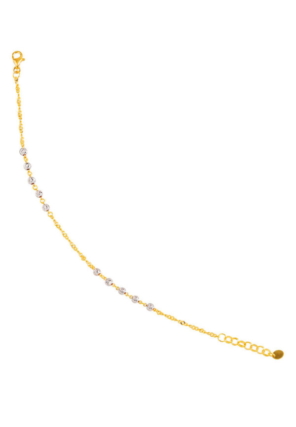 TOMEI Beads Bracelet, Yellow Gold 916