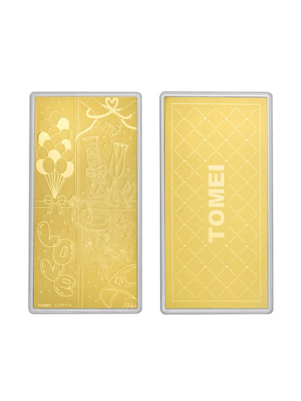 TOMEI All About Love Gold Wafer 2G, Yellow Gold 9999