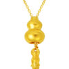 TOMEI Antique Gold Series Gourd Necklace, Yellow Gold 999