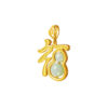 TOMEI Fu-Zi Jade Pendant,Yellow Gold 916