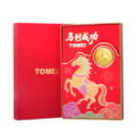 TOMEI 2026 Red Packet Ma Dao Cheng Gong Gold Wafer 0.2G, Yellow Gold 9999