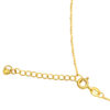 TOMEI Lusso Italia Dual-Tone Lock Pad Necklace, Yellow Gold 916