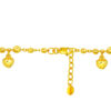 TOMEI Dangling Love Bracelet For Kids, Yellow Gold 916