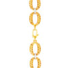 TOMEI Oval Flower Bracelet, Yellow Gold 916
